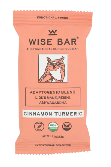 Wise Bar - Bar Cinnamon Turmeric (1.9OZ) - 12 bars