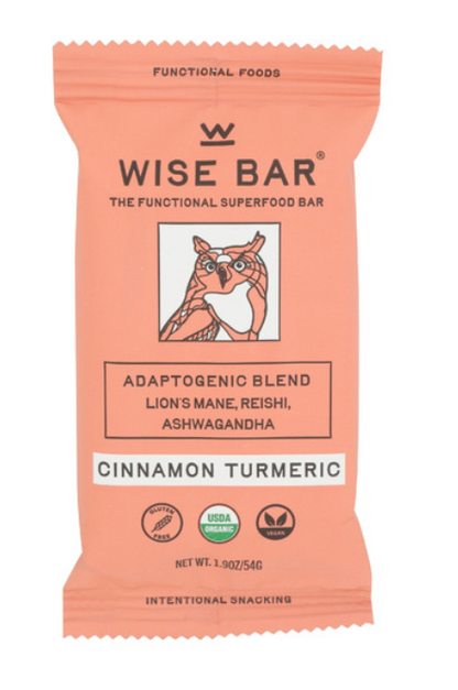 Wise Bar - Bar Cinnamon Turmeric (1.9OZ) - 12 bars
