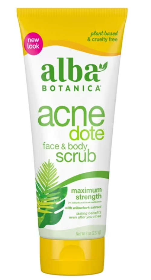 Alba Botanica - Face & Body Scrub Acnedote (8.OZ)