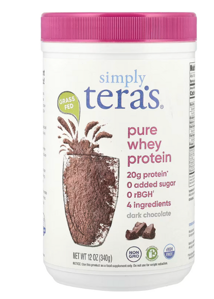 Simply Teras - Protein Whey Drk Choc Rbgh Fre (12.OZ)