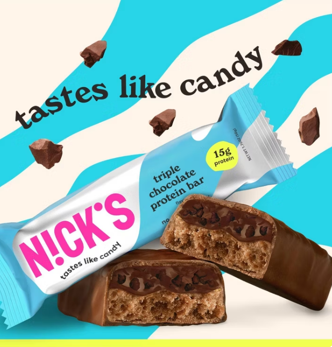 Nicks - Bar Triple Choc Protein (1.76OZ) - 12 count