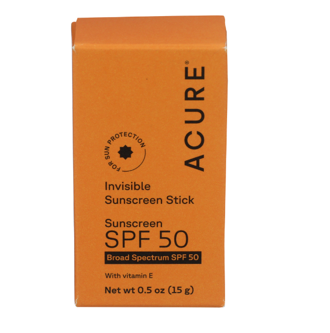 Acure - Sunscreen Stk Invs Spf50 (0.5OZ)