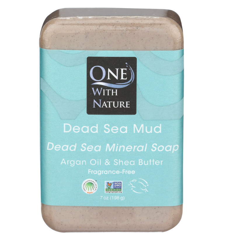 One With Nature - Soap Bar Dead Sea Mud (7.OZ)