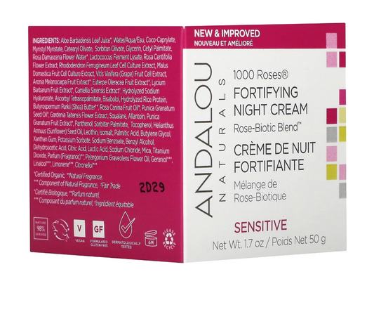 Andalou Naturals - Cream Fortifying Night (1.7OZ)