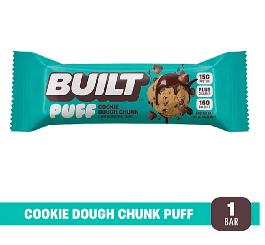 Built Bar - Bar Cookie Dough Chunk Puff (1.55OZ)/ 12 count
