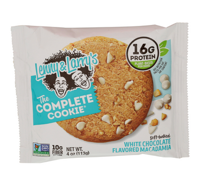 Lenny & Larry's The Complete Cookie, White Chocolate Macadamia, 4 oz, 12 Ct