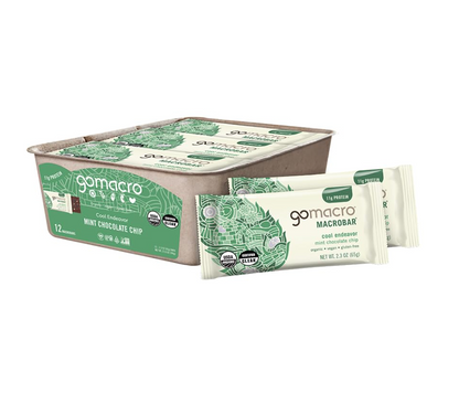 Gomacro - Bar Chocolate Chip Mint 2.3OZ (Case Of 12)