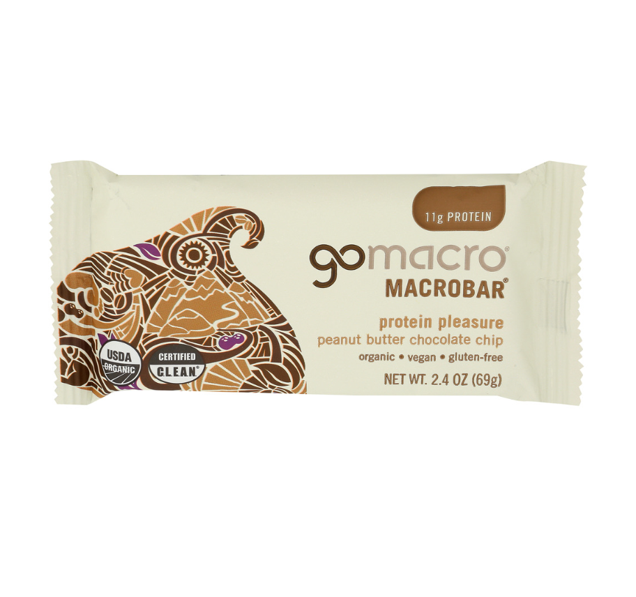 Gomacro - Bar Pnut Btr Choc Chip Org 2.4OZ (Case Of 12)
