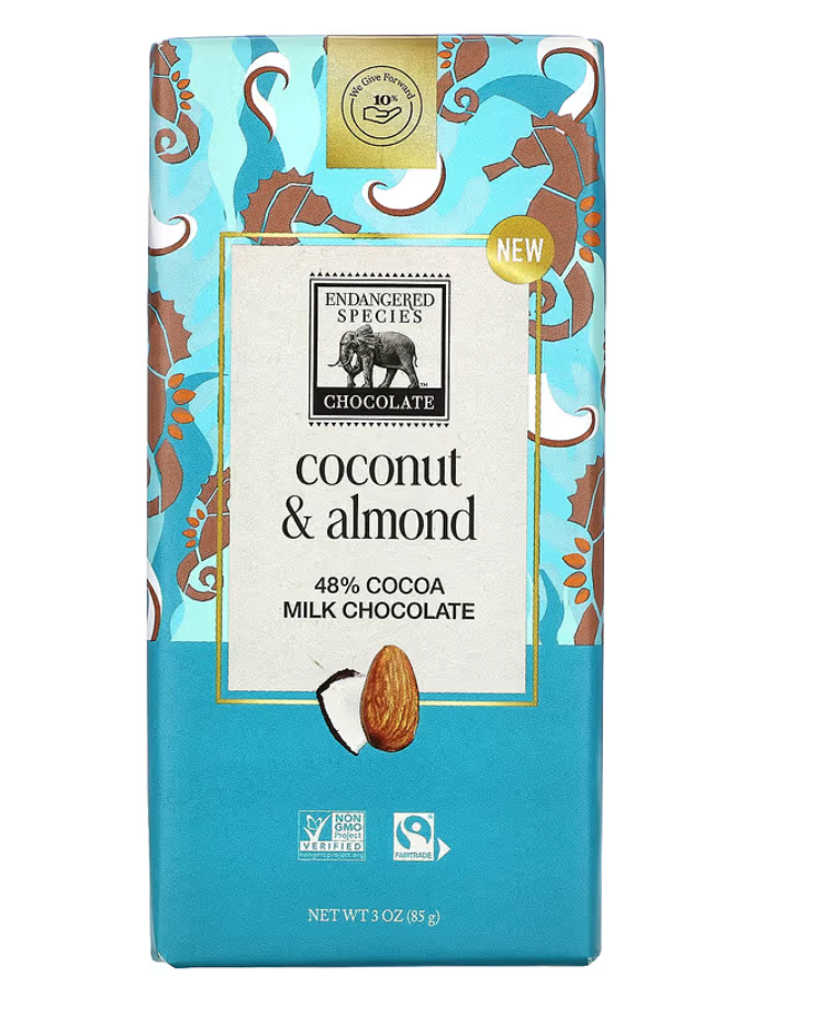 Endangered Species - Bar Choc Coconut Almd (3.OZ)