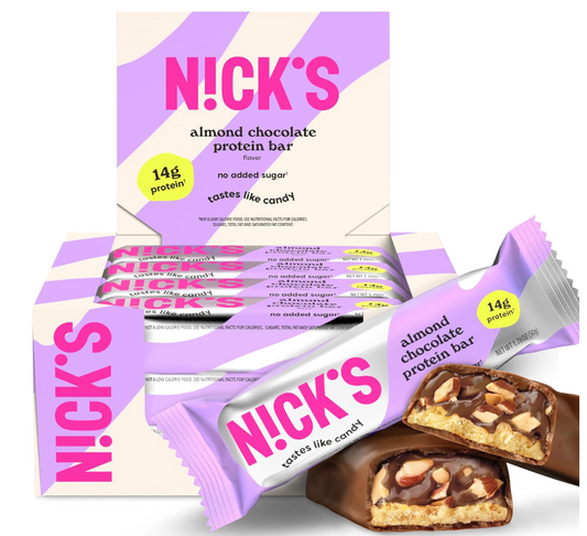 Nicks - Bar Almond Chocolate Protein (1.76OZ)/ 12 bars