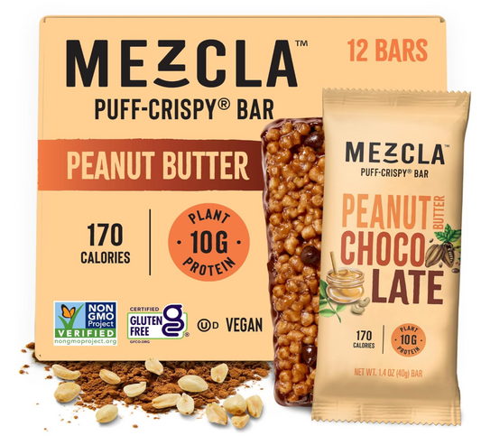 Mezcla - Bar Peanut Butter Chocolate (1.4OZ)/ 12 count