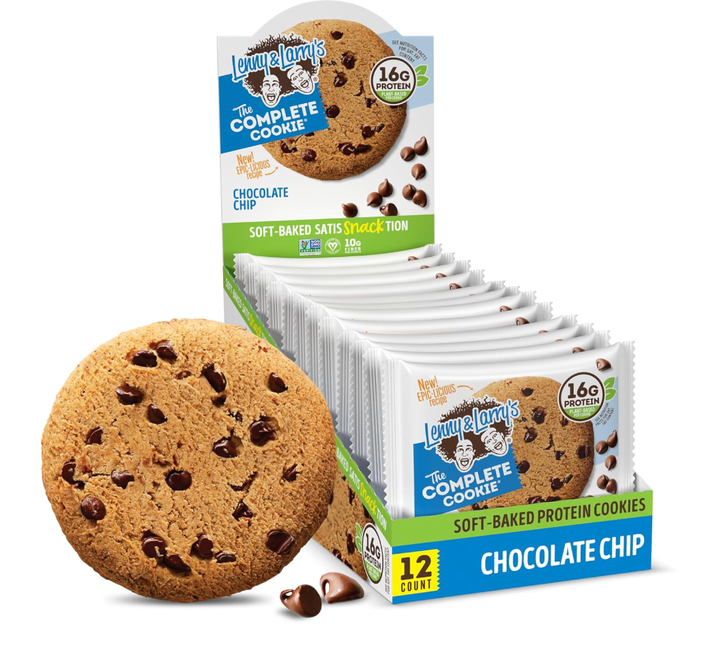 Lenny & Larry's The Complete Cookie, Chocolate Chip, 4 oz, 12 Ct