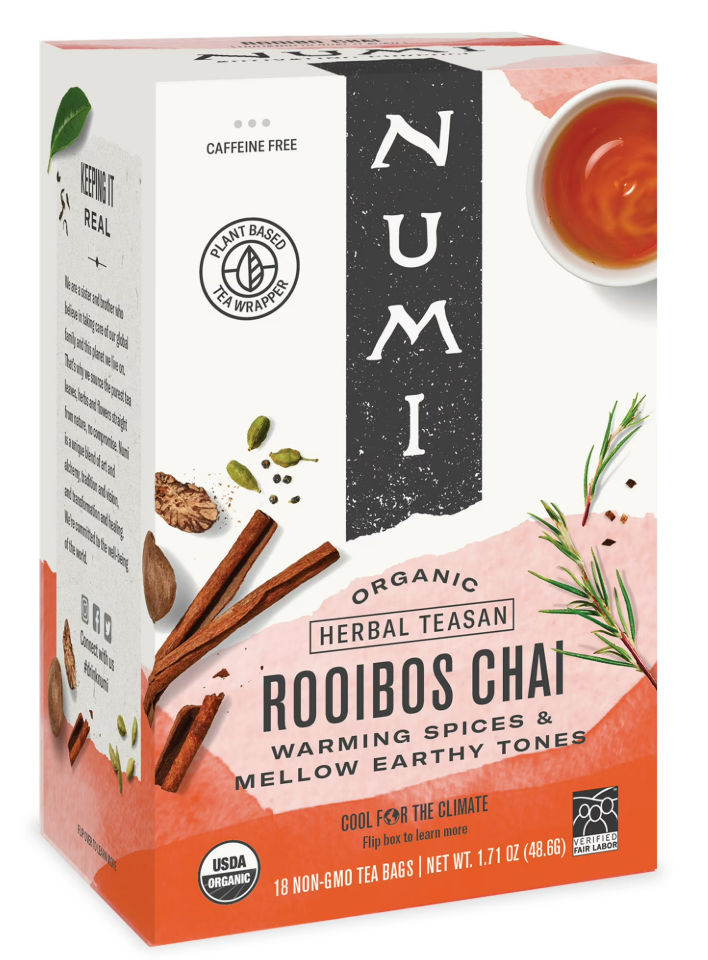 Numi Teas - Tea Rooibos Chai (18.BG)