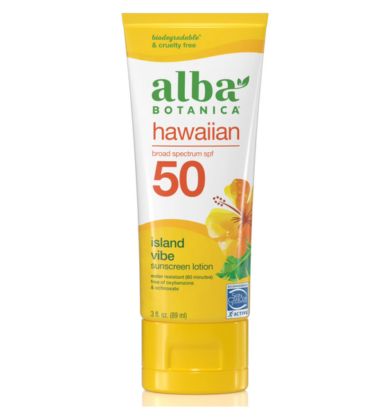 Alba Botanica - Hawaiian Green Tea Spf50 (3.OZ)