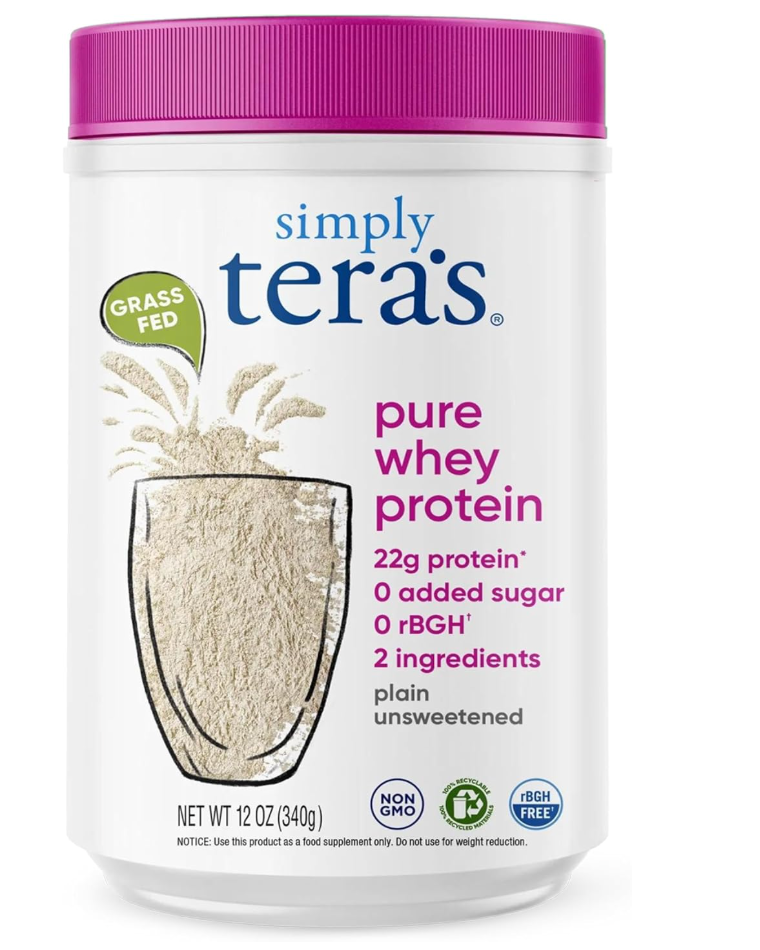 Simply Teras - Protein Whey Rbgh Free Plain (12.OZ)