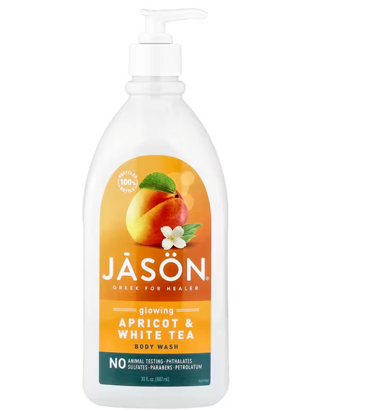Jason Body Wash, Glowing Apricot + Rose, 30 fl oz