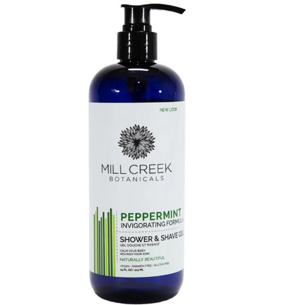 Mill Creek Shower & Shave Gel Peppermint - 14 oz