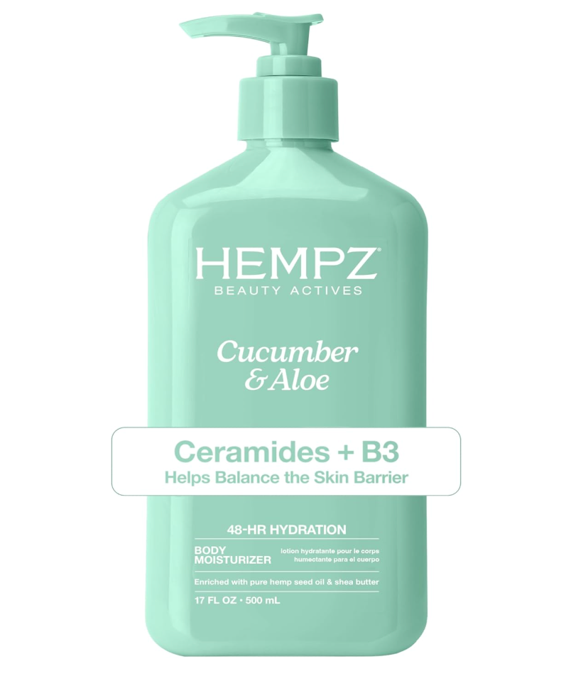 Hempz Body Lotion - Cucumber & Aloe Herbal Body Moisturizer 17 FO