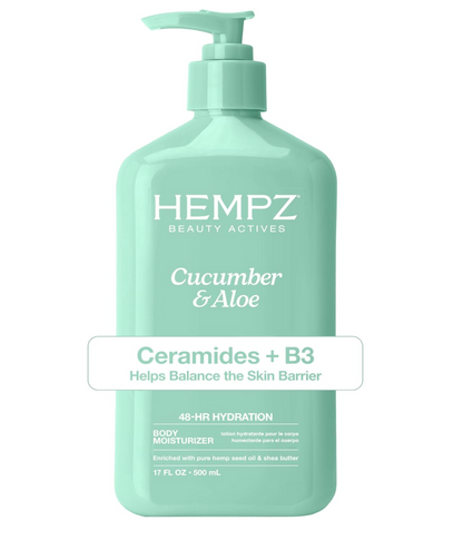 Hempz Body Lotion - Cucumber & Aloe Herbal Body Moisturizer 17 FO
