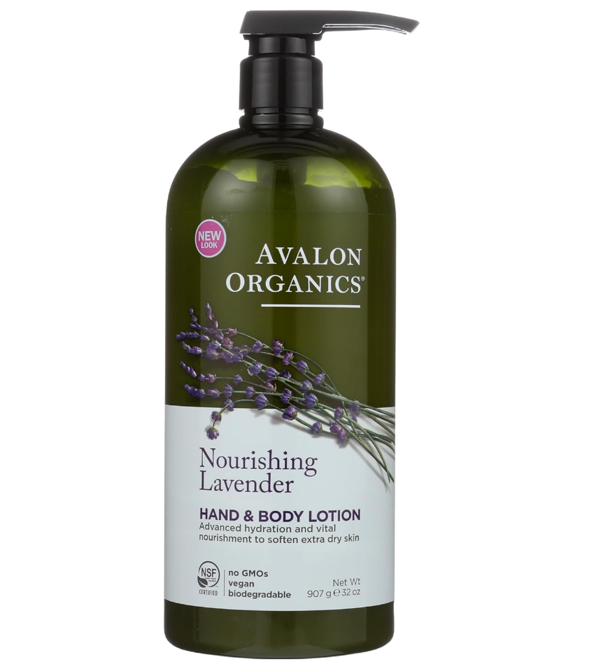 Avalon Organics Hand & Body Lotion, Nourishing Lavender, 32 Oz