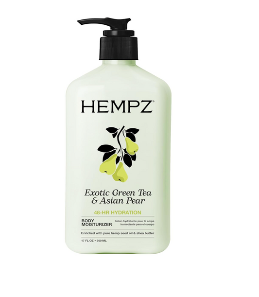 HEMPZ Body Lotion - Green Tea and Asian Pear - Daily Moisturizing Cream - 17oz