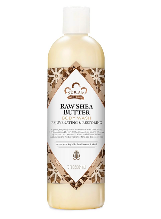 Nubian Heritage Body Wash, Raw Shea Butter, 13 fl oz