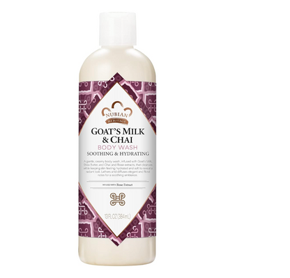 Nubian Heritage Body Wash, Goat's Milk + Chai, 13 fl oz