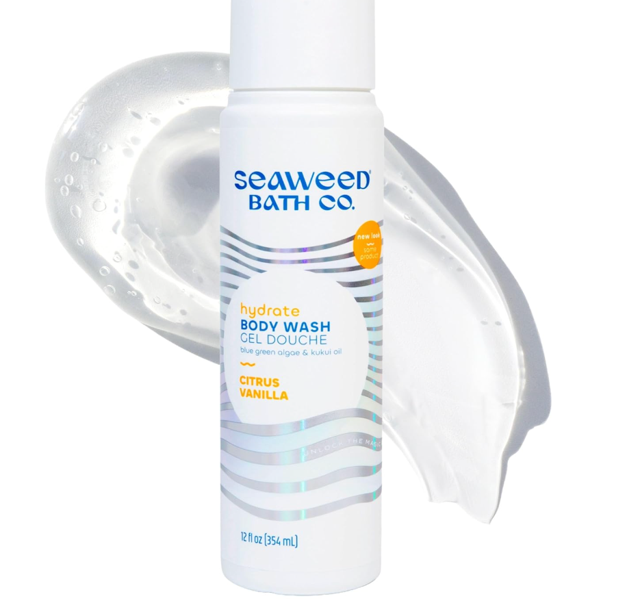The Seaweed Bath Co. Hydrating Body Wash, Citrus + Vanilla, 12 fl oz