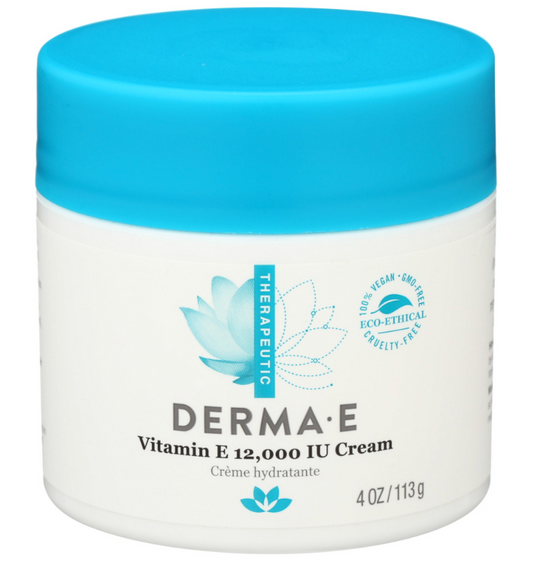 Derma E Vitamin E 12,000 IU Cream, 4 oz