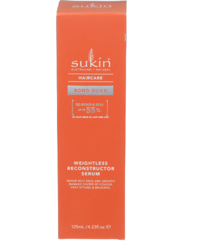 Sukin Weightless Bond Build Serum, 4.23 fl oz