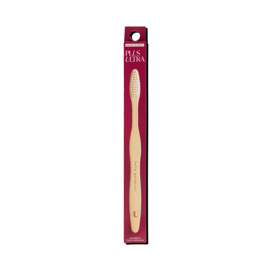 Plus Ultra Bamboo Smile Adult Toothbrush Hello Gorgeous 1 Ct