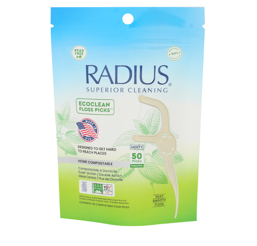 Radius Adult Peppermint Floss Picks