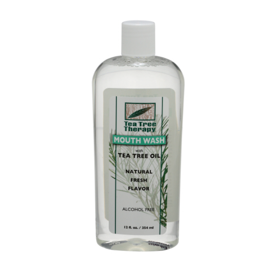 Tea Tree Therapy Alcohol-Free Natural Mouthwash, 12 oz