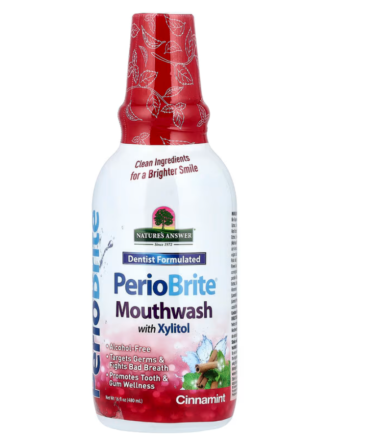 Nature's Answer Cinnamint PerioWash Mouthwash, 16 fl oz
