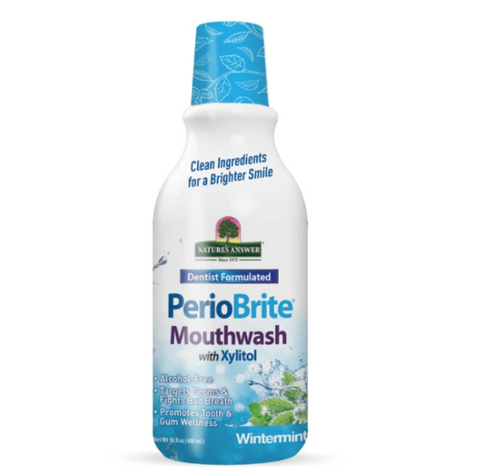 Nature's Answer Wintermint PerioWash Mouthwash, 16 fl oz