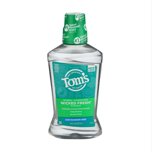 Tom's of Maine Wicked Fresh Mint Mouthwash, 16 oz