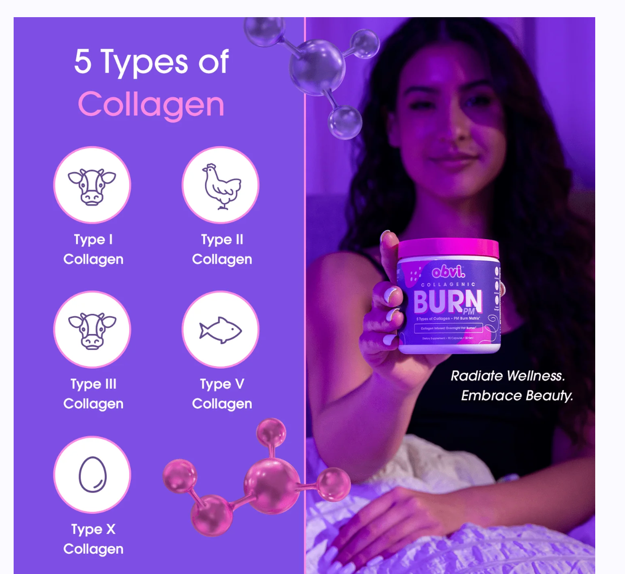 Obvi - Burn Pm Collagen (3.8OZ)