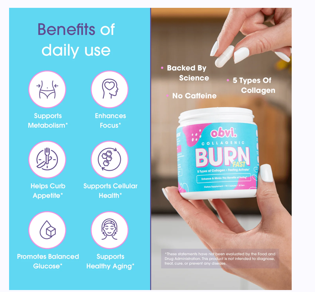 Obvi - Burn Fast Collagen (3.8OZ)