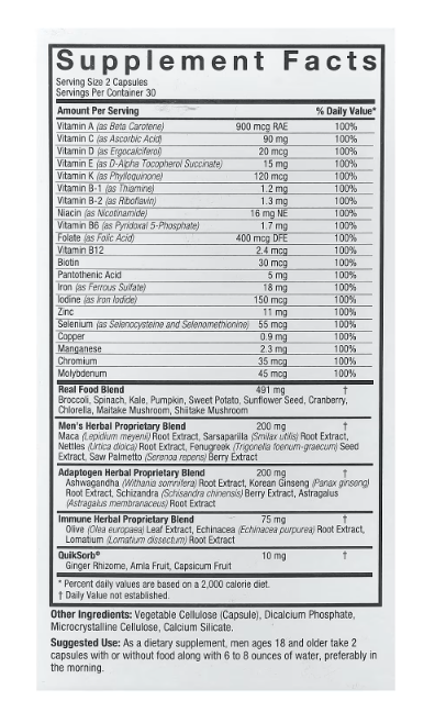 Natures Answer - Mens Multivitamin 100 (60.VC)