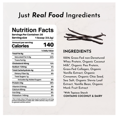 Just Ingredients - Protein Powder Vnla (17.46OZ)