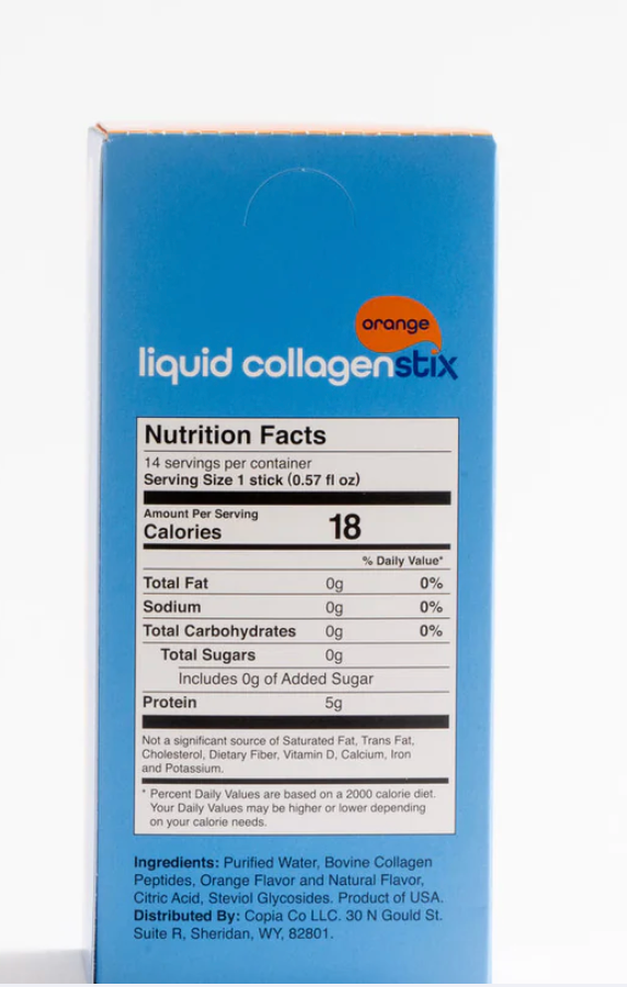 Liquid Collagen Stix - Collagen Liq 14Pkt Orng (7.98FO)