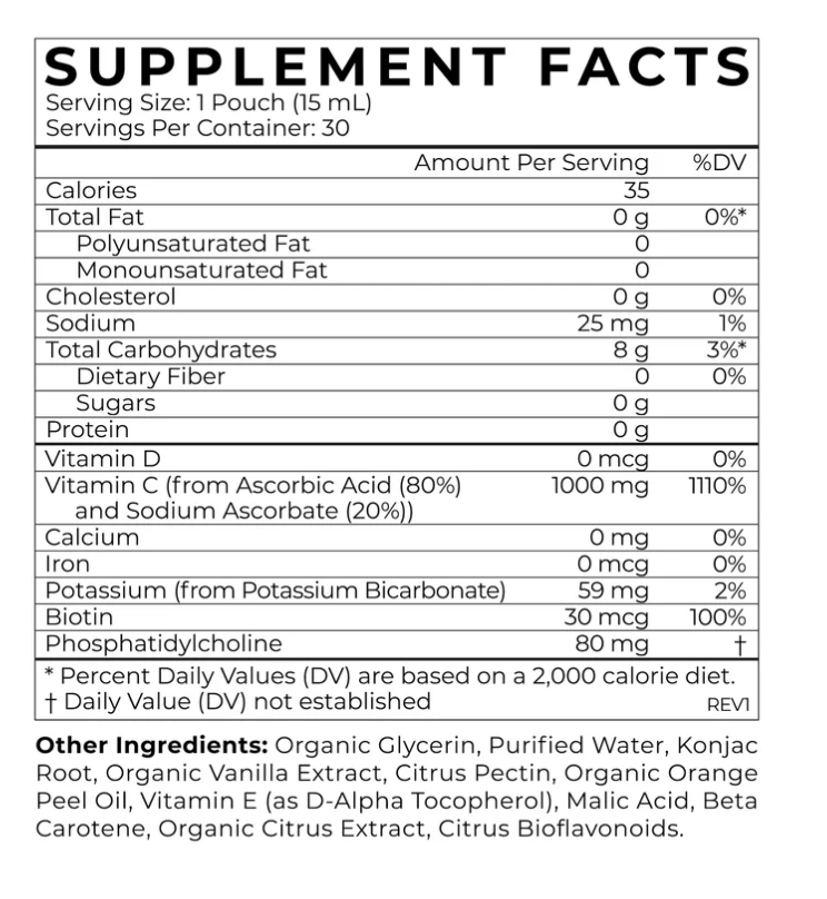 Cymbiotika - Vitamin C Citrus 30Pkt (1.BX)