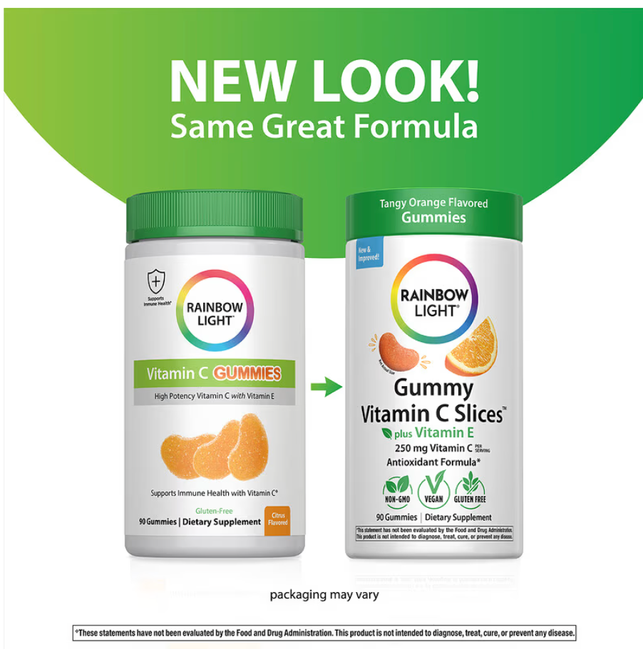 Rainbow Light - Gummy Vitamin C Slices (90.PC)