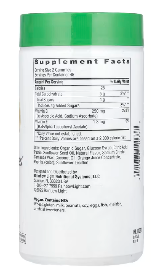 Rainbow Light - Gummy Vitamin C Slices (90.PC)