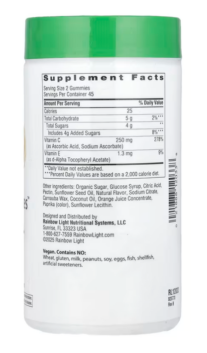 Rainbow Light - Gummy Vitamin C Slices (90.PC)