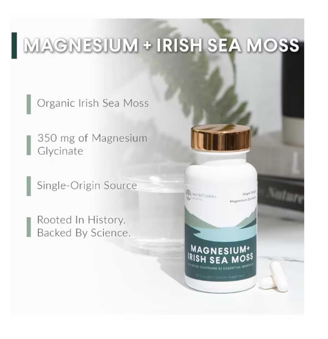 Nutritional Roots - Magnesium Irish Sea Moss (60.CP)