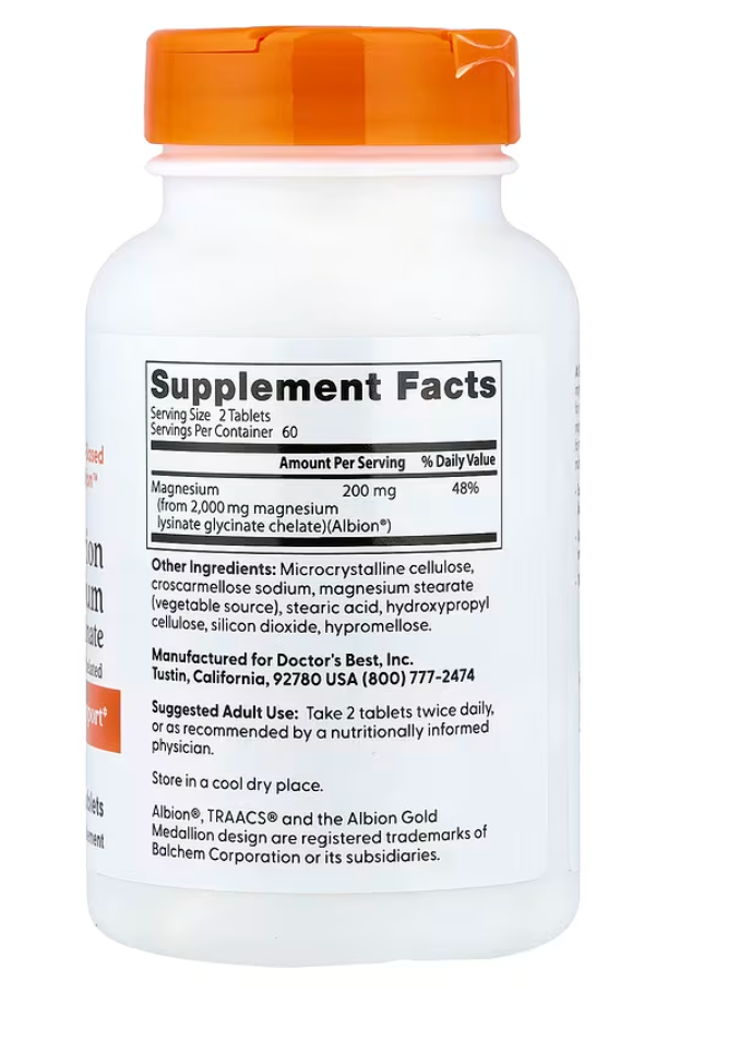 Doctors Best - Mineral Magnesium (120.TB)