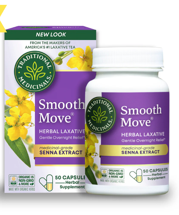 Traditional Medicinals - Capsules Senna Smooth Mve (50.CP)