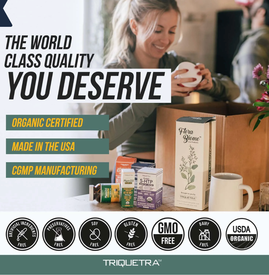 Triquetra Health - Vitamin D3k2 Plantbased (60.CP)