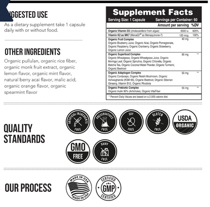 Triquetra Health - Vitamin D3k2 Plantbased (60.CP)